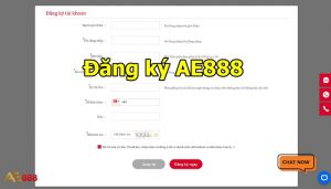 Những thao tác đăng ký AE888 vô cùng đơn giản 